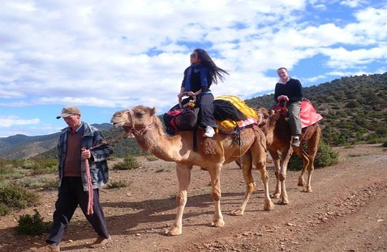Day trip Atlas Mountains camel ride excursion from Marrakech