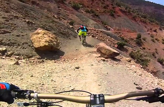Mountain biking in the Atlas Mountains from Marrakech